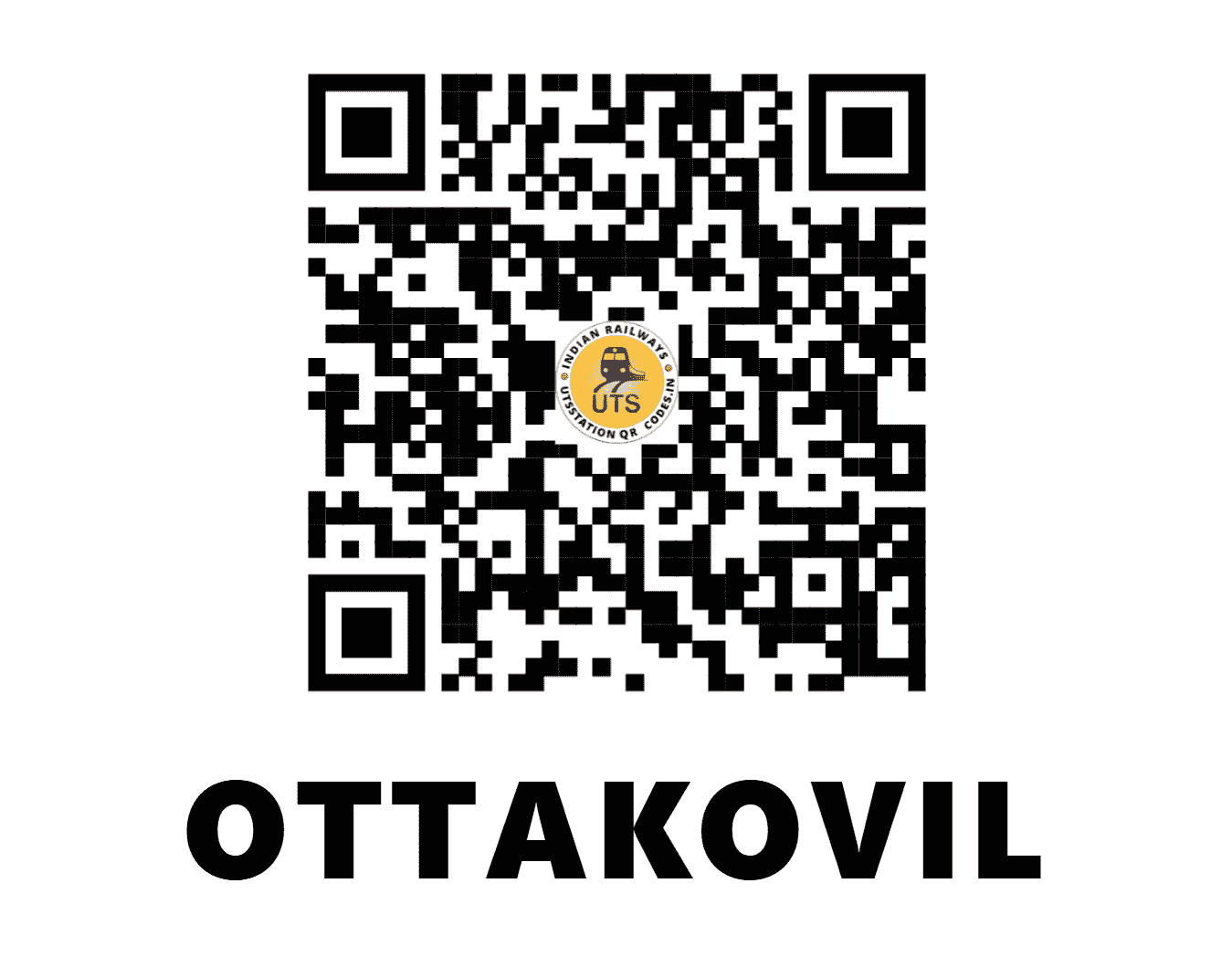 UTS QR Code for OTTAKOVIL - OTK - SR (TAMIL NADU)